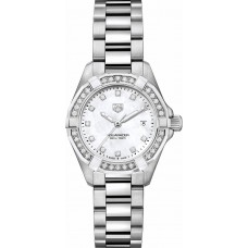 Tag Heuer Aquaracer White Mother of Pearl Diamond Women's Watch  WBD1415-BA0741